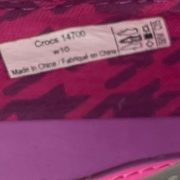 Crocs A-Leigh Closed Toe Leather Brown Wedge Pumps Women’s Size 10 Brown 14700 - Picture 9 of 9